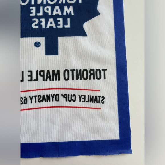 Vintage 1999 Toronto Maple Leaf Fan Flag Banner 10.5”x16.5” Stanley Cup Dynasty - Picture 11 of 12